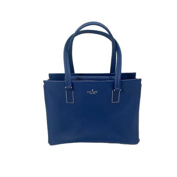 kate spade new york Handbags - Kate Spade Cameron Street Lucie Tote Blue Leather Bag